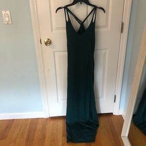 ATHLETA GREEN MAXI DRESS